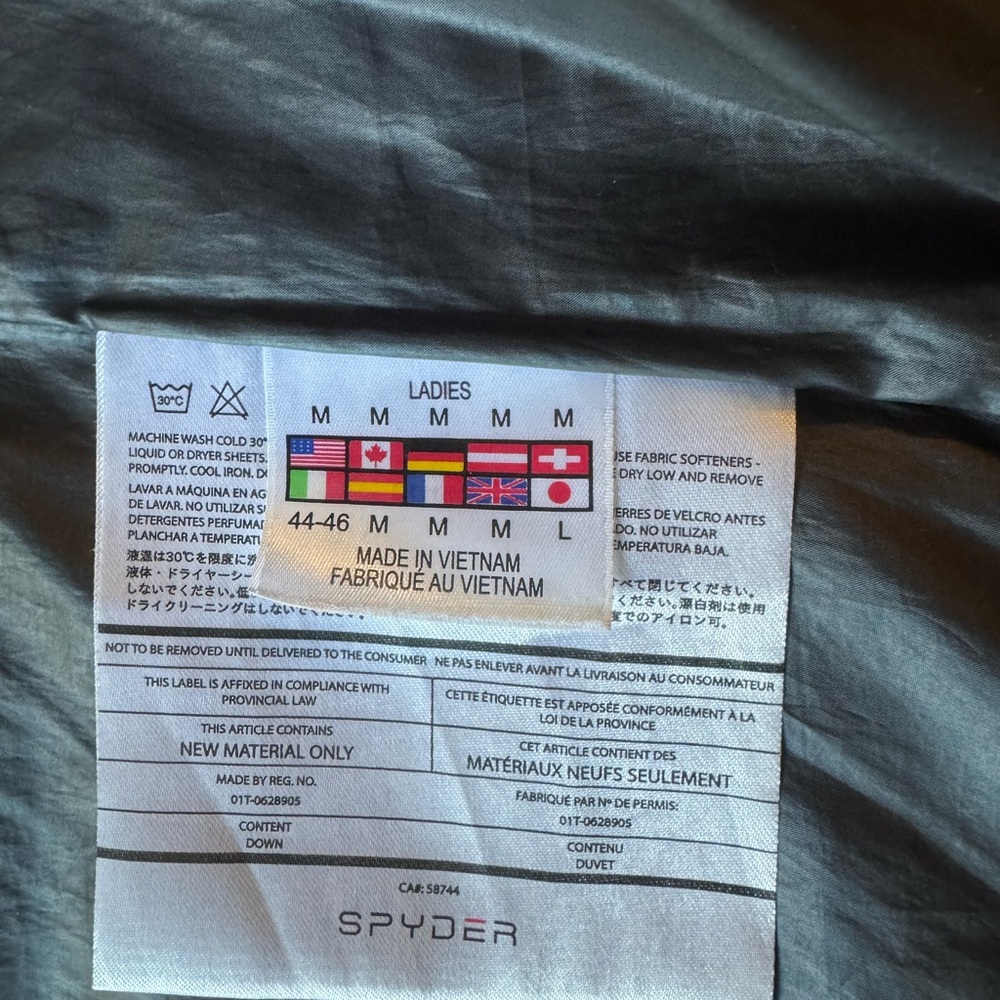 Spyder Hooded Puffer Jacket - Picture 3 of 5